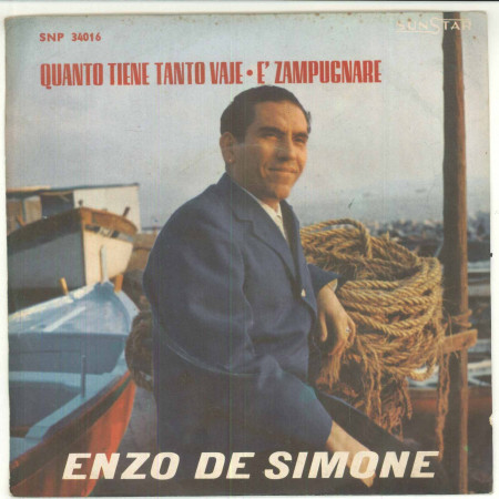 Enzo De Simone  Vinile 7" 45 Giri Quanto Tiene Tanto Vaje - 'E Zampugnare