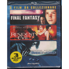 Underworld - Resident Evil - Final Fantasy BRD Blu Ray Sony Pictures Sigillato