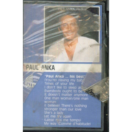 Paul Anka MC7 His Best‎ / Liberty ‎– 54 1621734 Nuova 5099916217348