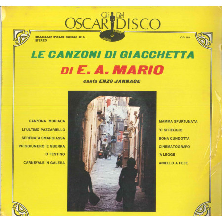Enzo Jannace Lp Vinile Le Canzoni Di Giacchetta Di E Mario / Gli Oscar Sigillato