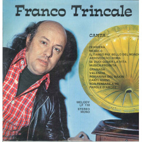 Franco Trincale Lp Vinile Canta / Melody LP 110 Nuovo