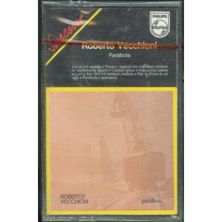 Roberto Vecchioni MC7 Parabola / Philips ‎– 7259 598 Sigillata