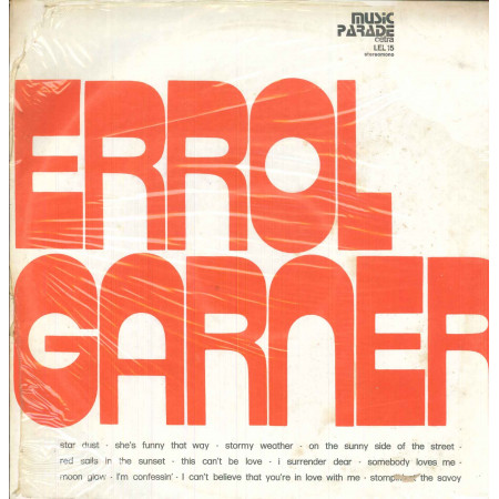Erroll Garner Lp Vinile Omonimo / Same - Music Parade Cetra ‎LEL 15 Sigillato