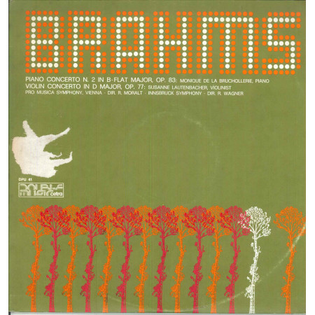 Brahms Lp Vinile Piano Concerto N 2 In B-Flat Major Op 83 / Cetra Nuovo