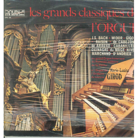 Marie-Louise Girod Lp Vinile Les Grandes Classiques de l Orgue Sigillato