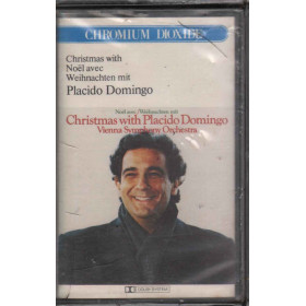 P Domingo Vienna Symphony MC7 Christmas With Placido Domingo / CBS ‎Sigillata