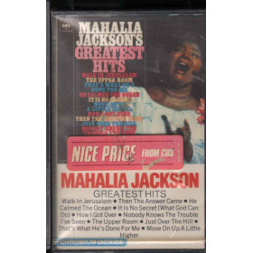 Mahalia Jackson MC7 Mahalia Jackson's Greatest Hits / CBS 40 32683 Sigillata