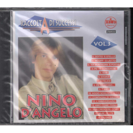 Nino D'Angelo ‎CD Raccolta Di Successi Vol. 03 / Zeus ZS0532 Sigillato