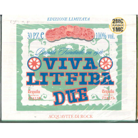 Litfiba MC7 Viva Litfiba Due / CGD ‎– 3984-23064-4 Sigillata 0639842306447