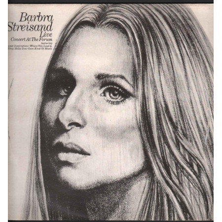 Barbra Streisand Lp 33giri Live Concert At The Forum Nuovo 5099746556310