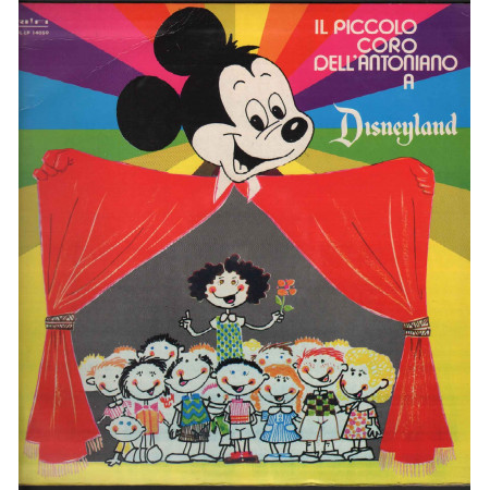 Piccolo Coro Dell'Antoniano ‎Lp Piccolo Coro Dell'Antoniano A Disneyland Nuovo