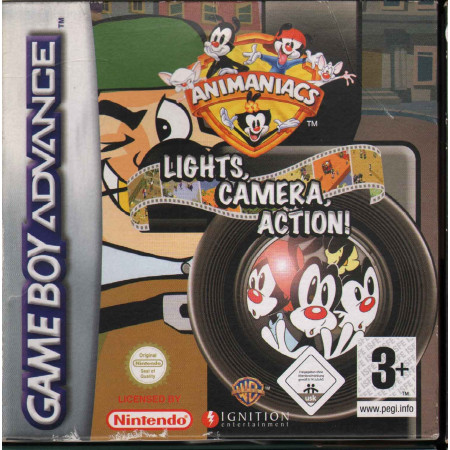 Animaniacs Lights Camera Action Videogioco Game Boy / Ignition Nuovo