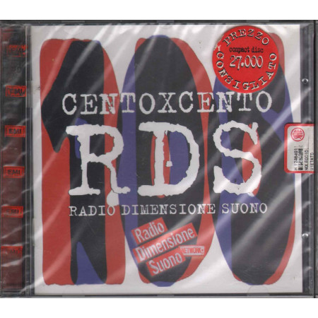AAVV ‎CD Cento X Cento RDS Radio Dimensione Suono EMI 7243 8 33222 2 0 Sigillato