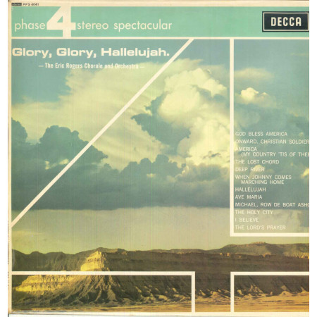 Eric Rogers Chorale And Orchestra Lp Vinile Glory Glory Hallelujah / Decca Nuovo