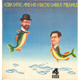 Erik Satie / Bernard Herrmann Lp Erik Satie And His Friend Darius Milhaud Nuovo