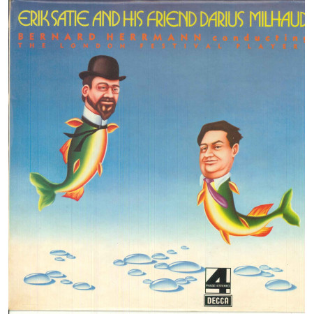 Erik Satie / Bernard Herrmann Lp Erik Satie And His Friend Darius Milhaud Nuovo