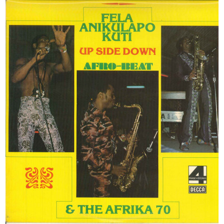 Fela Anikulapo Kuti & The Afrika 70 Lp Up Side Down / Decca Phase 4 Stereo Nuovo