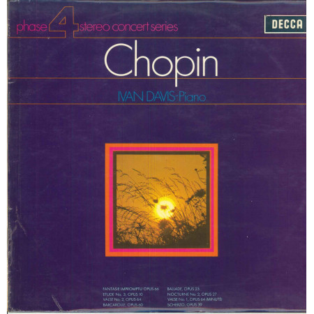 Chopin / Ivan Davis Lp Vinile Piano / Decca Phase 4 Stereo Concert Series Nuovo