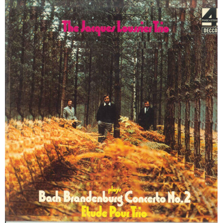 Jacques Loussier ‎Lp Bach Brandenburg Concerto N 2 - Etude Pour Trio Decca Nuovo