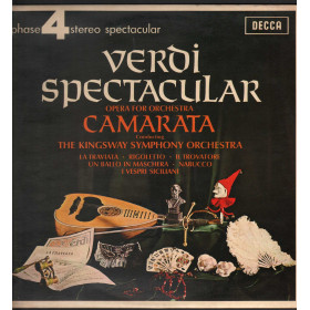 Camarata Conducting Kingsway Symphony Orchestra Lp Verdi Spectacular Decca Nuovo