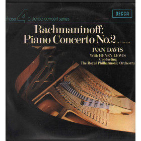Rachmaninoff / I Davis / H Lewis Lp Piano Concerto No. 2 In C Minor Decca Nuovo