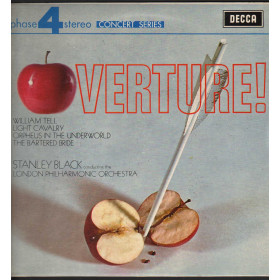 Stanley Black / The London Philharmonic Orchestra Lp Overture Decca Phase Nuovo