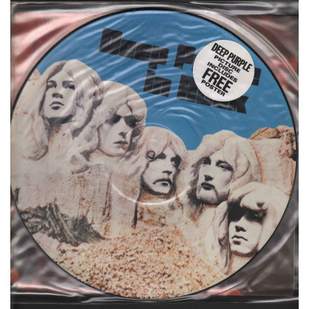 Deep Purple Lp Vinile Picture Disc In Rock Poster EMI Harvest EJ26 0343 0 Nuovo