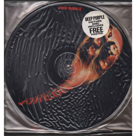Deep Purple Lp Vinile Picture Disc Fireball Poster / Harvest EJ26 0344 0 Nuovo