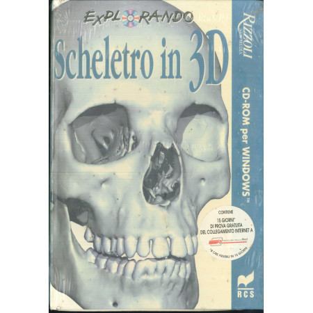 Scheletro In 3D Windows Videogioco Sigillato / Rizzoli New Media 8817930490