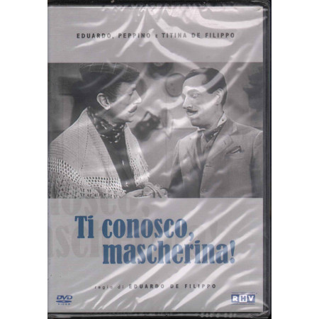 Ti Conosco Mascherina DVD Eduardo Peppino Titina De Filippo Sigillato