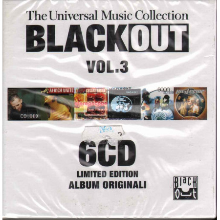 Black Out Vol. 3  The Universal Music Coll - Cof 6 CD Sigillato 0602527351926