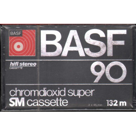 BASF Chromdioxid Super 90 - 132 m SM Cassette Sigillata
