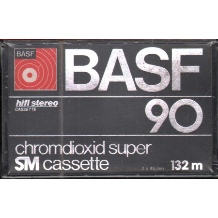 BASF Chromdioxid Super 90 - 132 m SM Cassette Sigillata