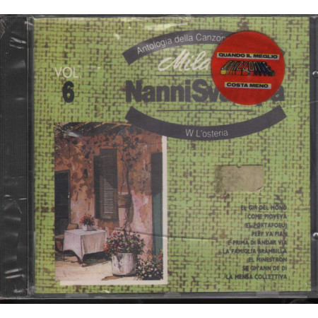 Nanni Svampa CD Milanese Antologia Della Canzone Lombarda W L'Osteria Sigillato