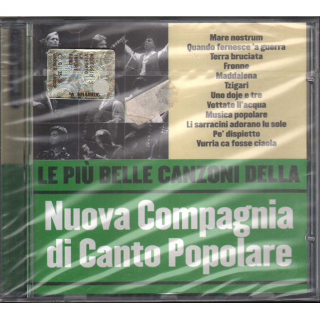 Nuova Compagnia Di Canto Popolare ‎CD Le Piu' Belle Canzoni  / Warner Sigillato
