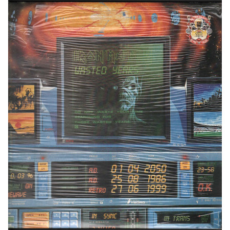 Iron Maiden 2 Lp Vinile 12" Wasted Years Stranger In A Strange Land Sigillato