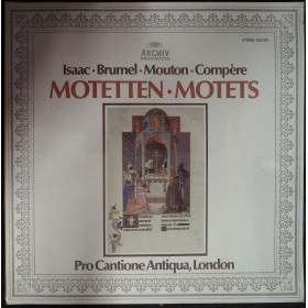 Isaac Brumel Mouton Compere Pro Cantione Antiqua London Lp Motetten Sigillato
