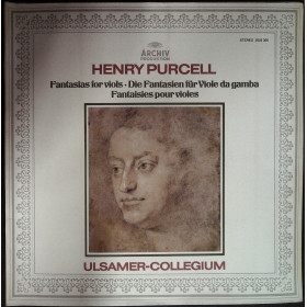 Henry Purcell - Ulsamer-Collegium Lp Fantasias For Viols / Archiv 2533 366 Nuovo