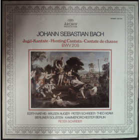 Bach / Schreier / Adam Lp Jagd-Kantate • Hunting Cantata Cantate De Sigillato