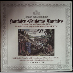 Bach E Mathis Lp Kantaten - Cantatas - Cantates Du Wahrer Gott BWV 23 Sigillato