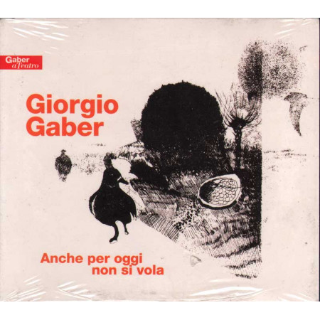 Giorgio Gaber DOPPIO CD Anche per oggi non si vola Nuovo Sigillato Digipack