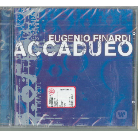 Eugenio Finardi CD Accadueo / WEA 3984 23946 2 Bollino SIAE Bianco Sigillato