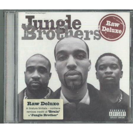 Jungle Brothers CD Raw Deluxe + Cd'S Jungle Brothers Sigillato 5033197002897