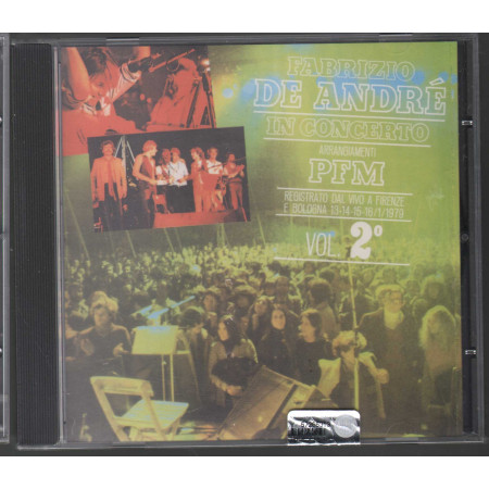 Fabrizio De Andre' ‎CD In Concerto Arrangiamenti PFM Vol 2 / BMG Sigillato