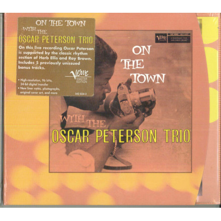 The Oscar Peterson Trio CD On The Town With / Verve Sigillato 0731454383424