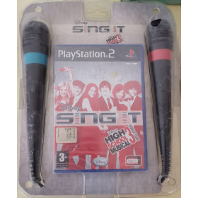 Disney Sing It High School Musical 3 Microfoni Playstation 2 PS2 Nuovo