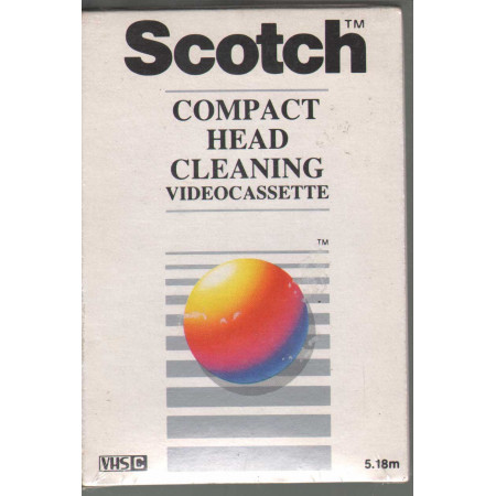Pulisci Testine Video Cassette VHSC Scotch Sigillata
