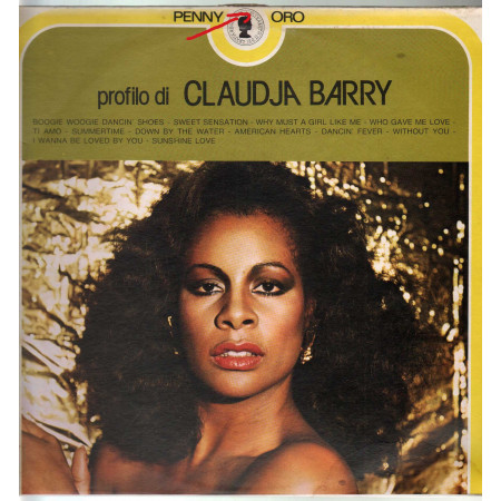 Claudja Barry ‎Lp Vinile Profilo di Claudia Barry / Rifi ‎RPO 72013 Italia Nuovo