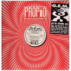G.E.M. Vinile 12" Yo Te Siento Asi (Remix) Propio Records PRI 2007 Nuovo