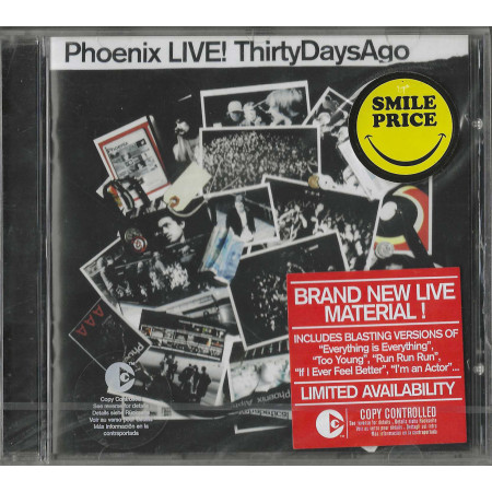 Phoenix CD LIVE! ThirtyDaysAgo / Source – 724387570122 Sigillato